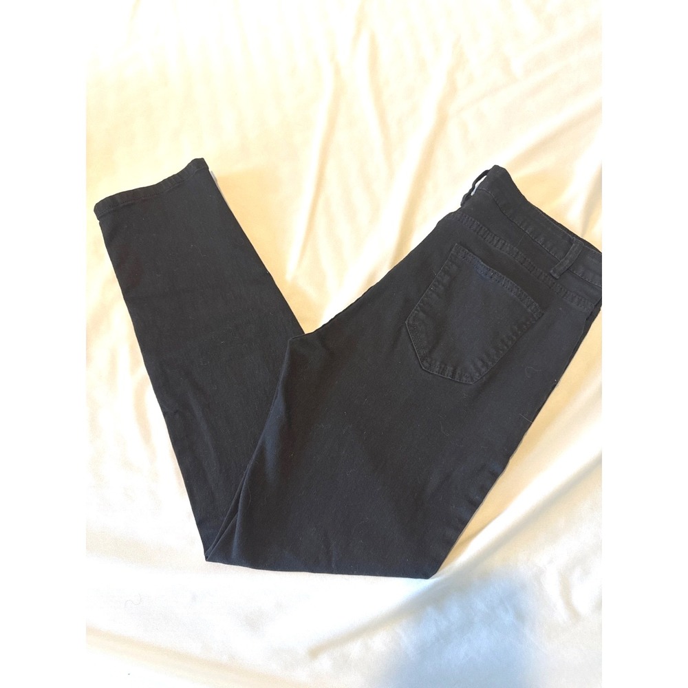 Black Denim Jeans XXL Womens High Waist Stretch‎ Casual Pants